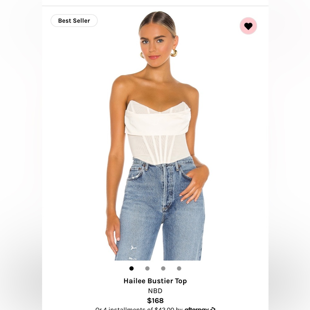 Hailee bustier top NBD